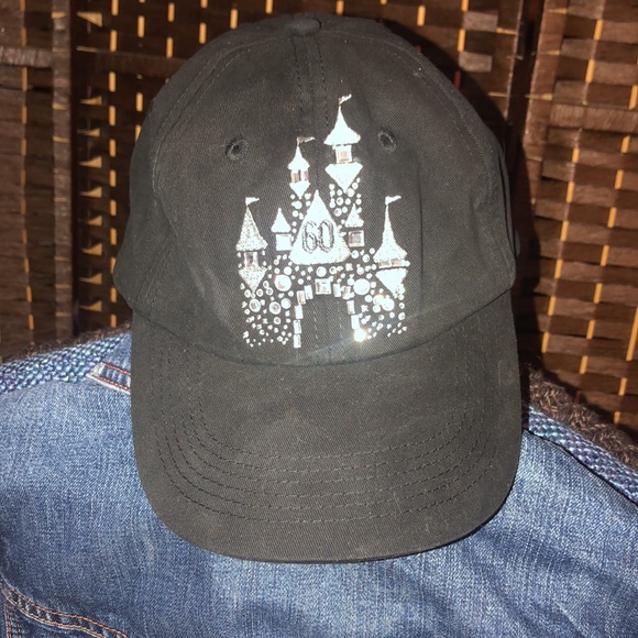 Disneyland Resorts Adult Hat - Disneyland 60th Anniversary Celebration - Black - Picture 5 of 15